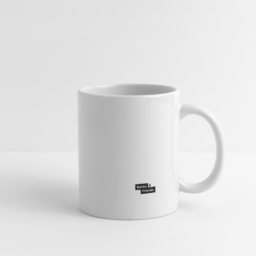 Gemüse-, Rinder-, Aktienfonds | BaF-Tasse - Weiß