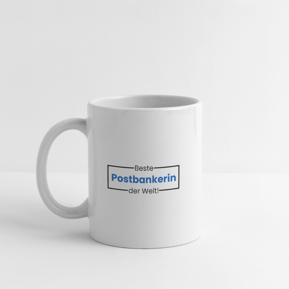 Beste Postbankerin der Welt | BaF-Tasse - Weiß