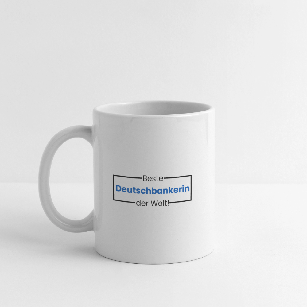 Beste Deutschbankerin der Welt | BaF-Tasse - Weiß