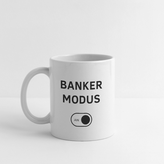 Banker-Modus | BaF-Tasse - Weiß