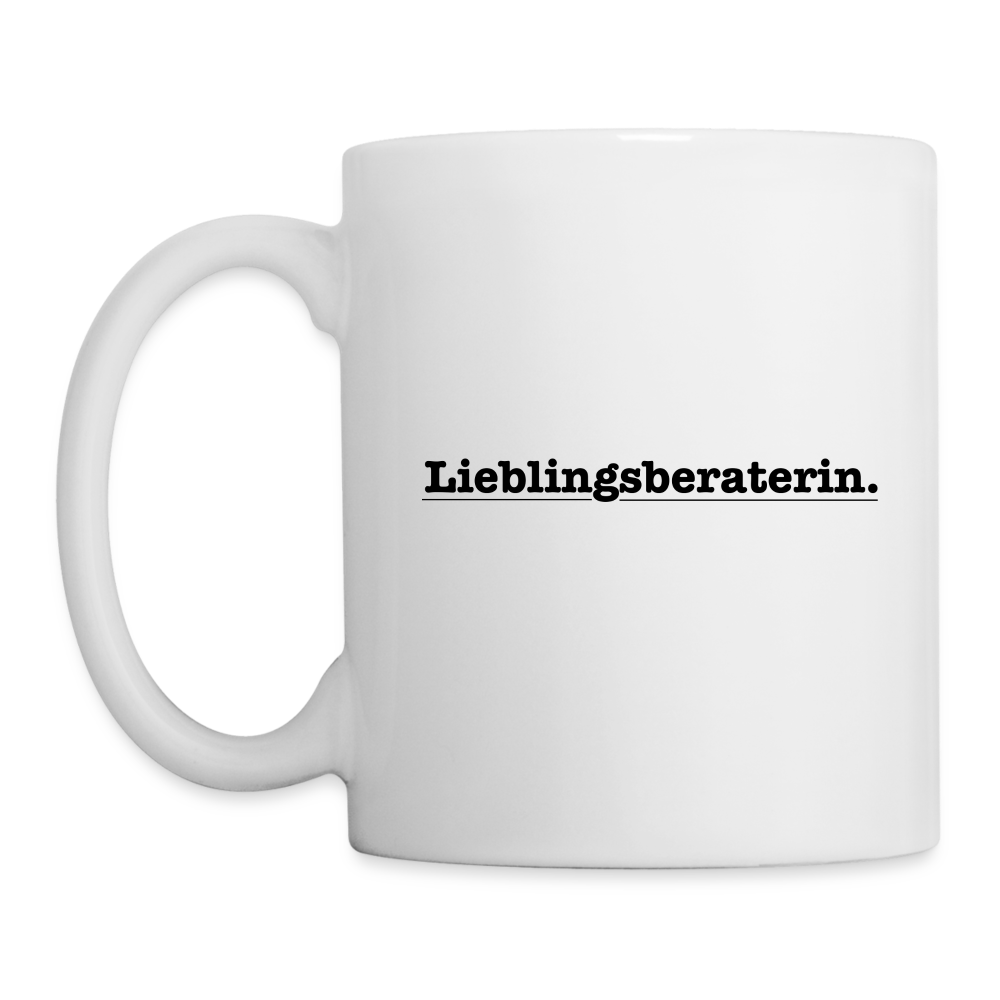 Lieblingsberaterin-Tasse | LBM-Tasse - Weiß