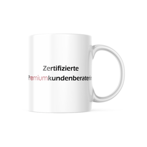 Zertifizierte/r Premiumkundenberater/in | MerchBuddy-Crew-Tasse