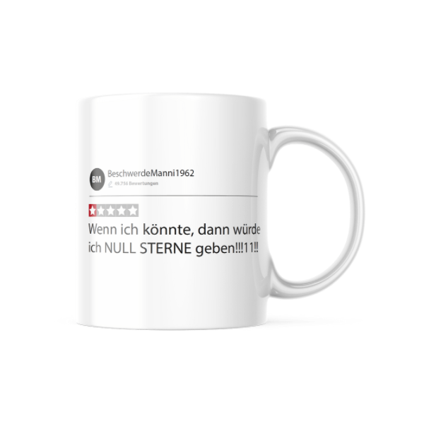 Beschwerdemanni | BaF-Tasse