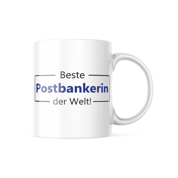 Beste/r Postbanker/in der Welt | BaF-Tasse