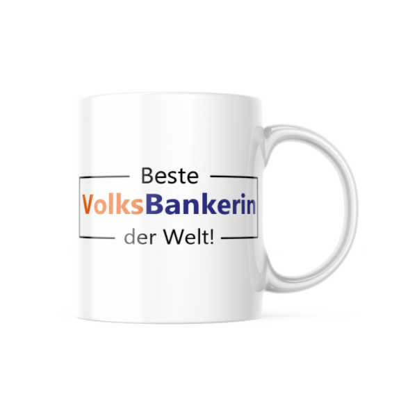 Beste/r VolksBanker/in der Welt | BaF-Tasse