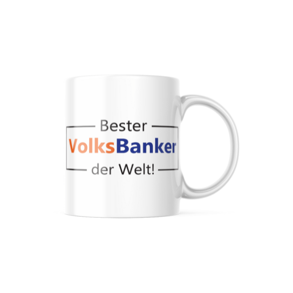 Beste/r VolksBanker/in der Welt | BaF-Tasse