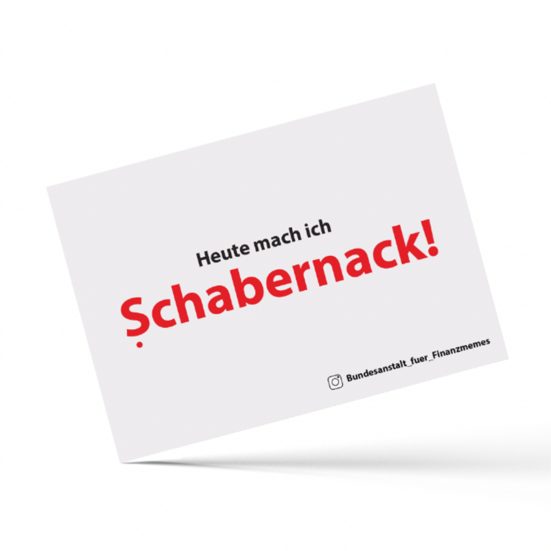 "Schabernack" | BaFim-Postkarte