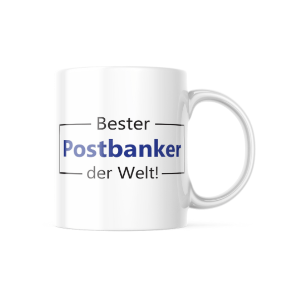 Beste/r Postbanker/in der Welt | BaF-Tasse